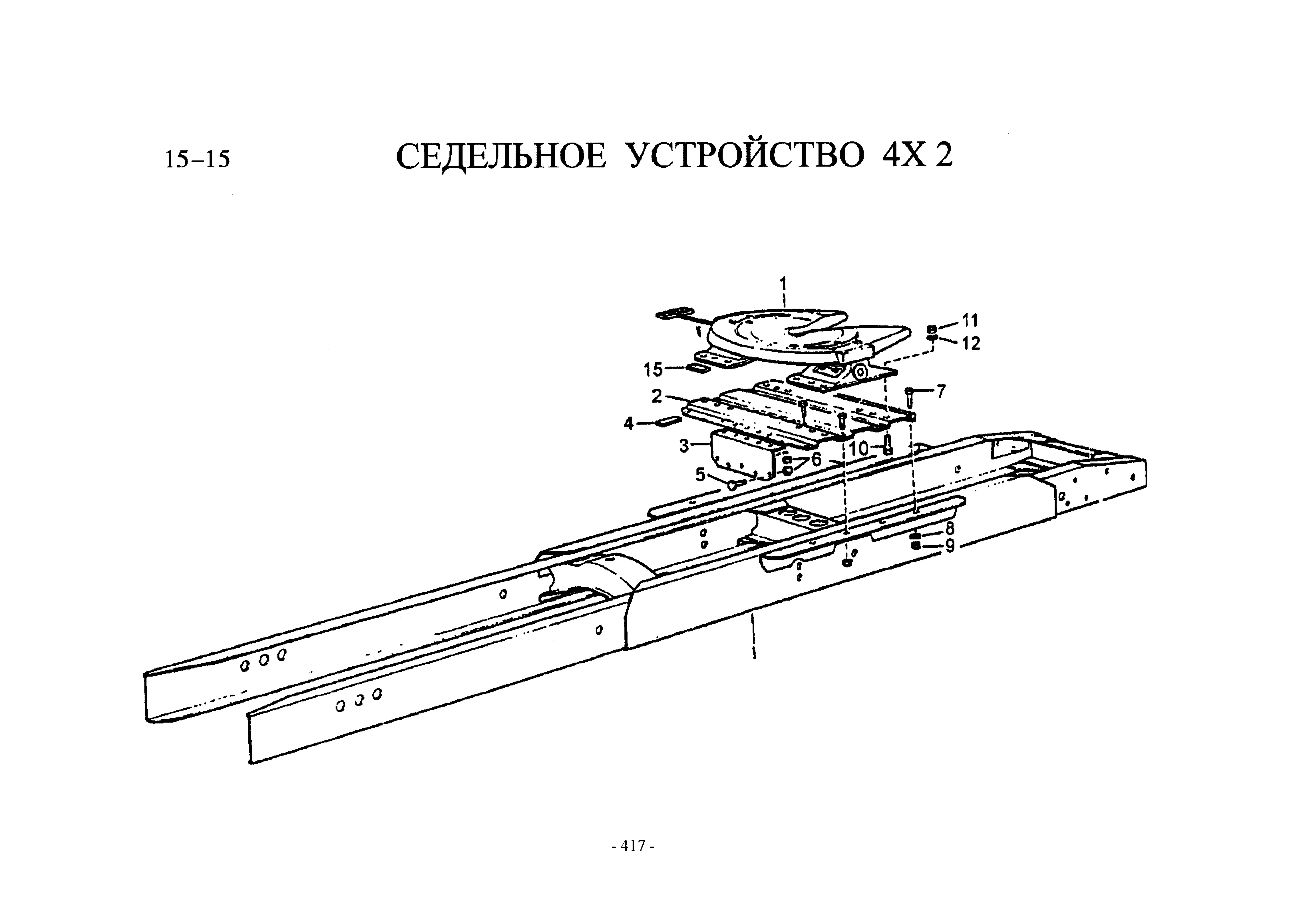Схема Седельное устройство