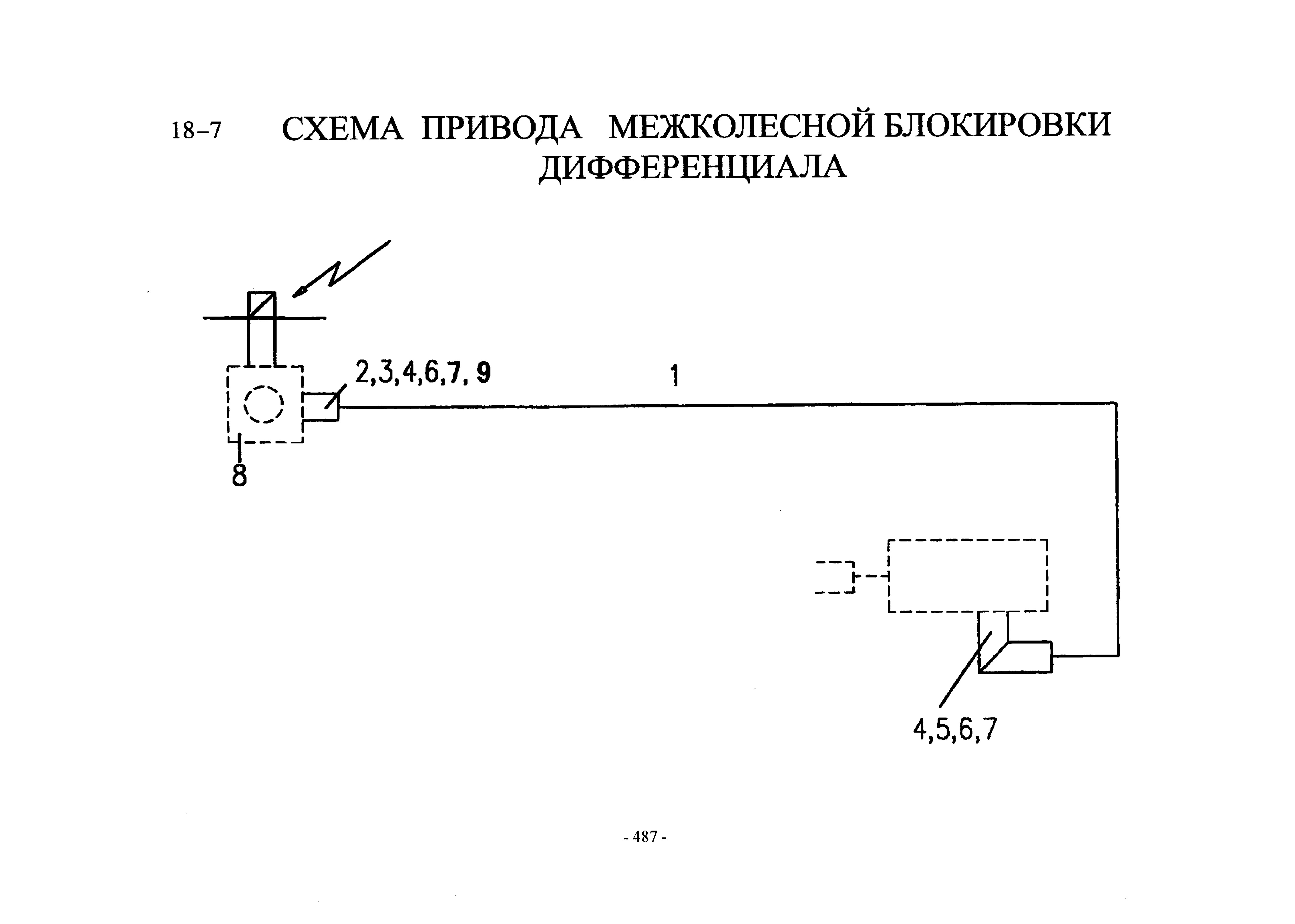 Схема Схема блокировки дифференциала