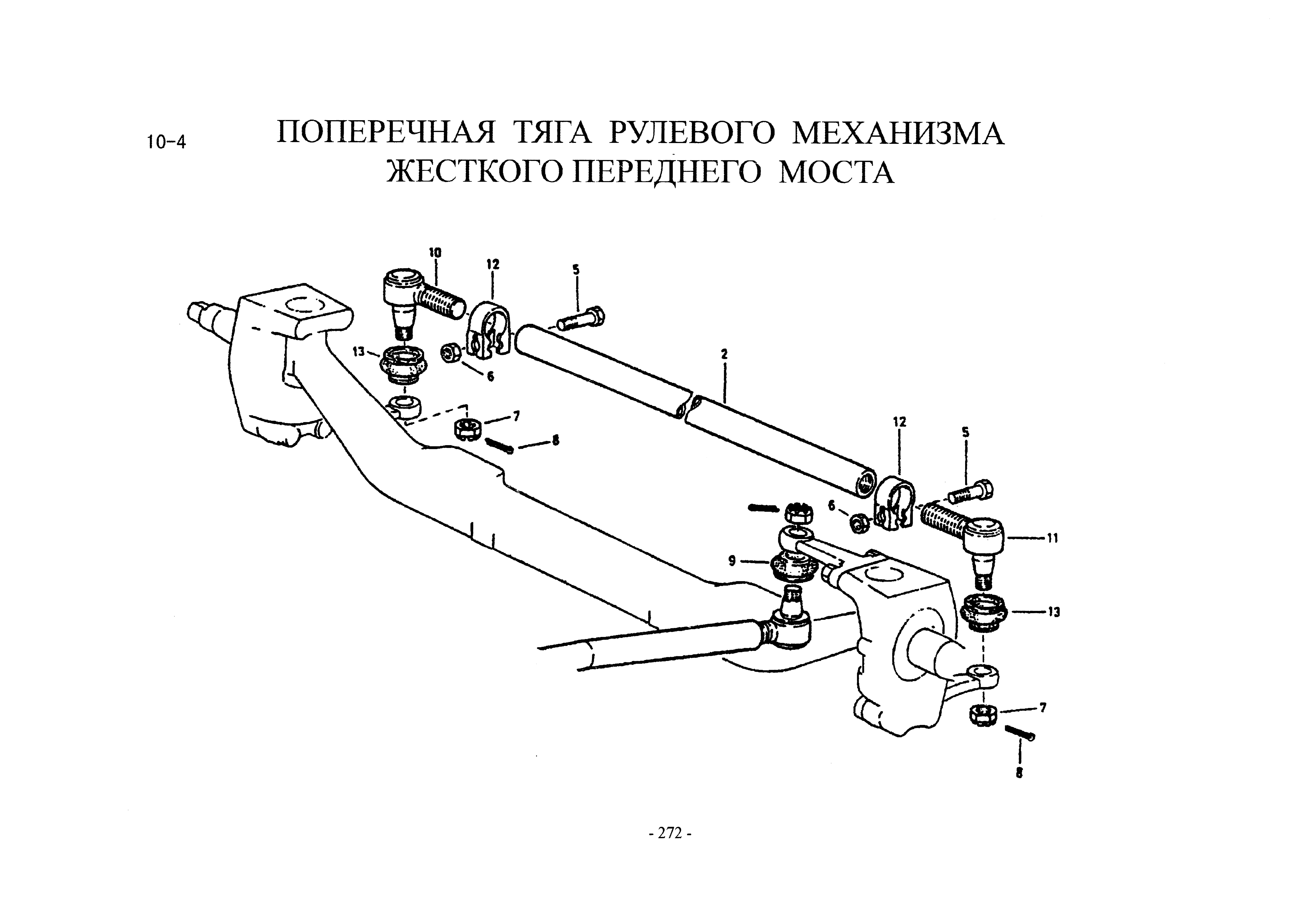 Схема Тяга поперечная